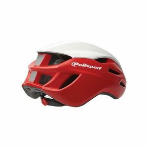 Casca Ciclism Road Polisport Aero - 58-61 cm, L, Rosu-Alb imagine