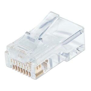 Set de conectori modulari ecranati Gembird, LAN RJ45, 10 bucati imagine