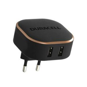 Incarcator retea Duracell DRACUSB14-EU, 17W, 2 x USB-A, PD (Negru) imagine