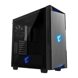 Carcasa GIGABYTE AORUS C300 GLASS, Middle Tower, Tempered glass (Negru) imagine