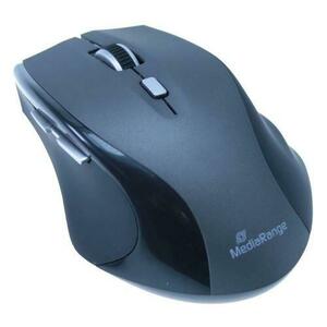 Mouse Wireless MediaRange MROS203, 1600 DPI (Negru) imagine