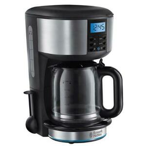 Cafetiera Russell Hobbs 20680-56 Buckingham, 10 cesti, Timer programabil de 24 ore, 1.25 l (Negru/Argintiu) imagine