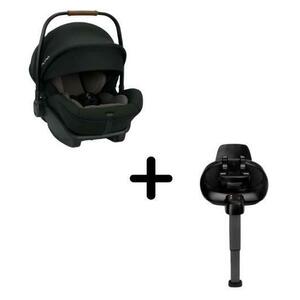 Set scoica auto rotativ Nuna i-size ARRA Next Caviar + Baza isofix BASE next i-Size, nastere - 85 cm, 0 - 13 kg (Negru) imagine