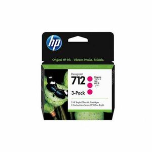 Set 3 Cartuse pentru imprimanta HP HP3ED78A, 29 ml, Magenta imagine