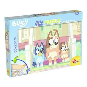 Puzzle de colorat Bluey & Mr Monkey Jocks (24 piese) imagine