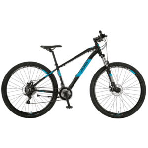 Bicicleta Mtb Mirage Sport, 29inch, S-M, Frane mecanice pe disc, 21 viteze (Negru/Albastru) imagine