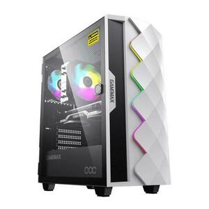 Carcasa Gamemax White Diamond OC, ARGB, MiddleTower (Alb) imagine