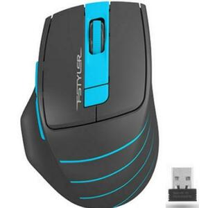 Mouse Wireless Optic A4Tech Fstyler FG30, 2000 dpi (Negru/Albastru) imagine