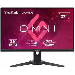 Monitor Gaming IPS LED ViewSonic 27inch VX2780J-2K, QHD (2560 x 1440), HDMI, DisplayPort, Pivot, 170 Hz, 1 ms (Negru) imagine