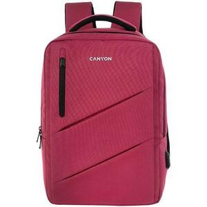 Rucsac laptop Canyon BPE-5 Urban USB 15.6inch, Rosu imagine