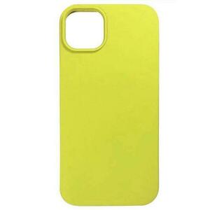 Husa de protectie Lemontti Liquid Silicon MagCharge pentru iPhone 14, Galben imagine