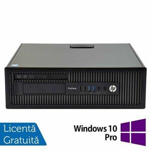 Calculator Sistem PC Refurbished HP ProDesk 600 G1 SFF, Intel Core i5-4570 3.20GHz, 8GB DDR3, 500GB HDD, DVD-ROM + Windows 10 Pro imagine