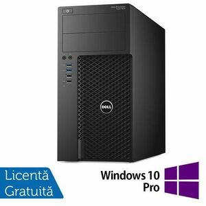 Calculator Sistem PC Refurbished Workstation Refurbished Dell Precision 3620 Tower, Intel Xeon E3-1270 V5 3.60 - 3.90GHz, 16GB DDR4, 256GB NVME + 1TB HDD SATA, Placa video Nvidia M2000/4GB + Windows 10 Pro imagine