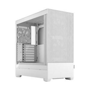 Carcasa Fractal Design Pop Air Clear, Middle Tower, fara sursa, ATX (Alb) imagine