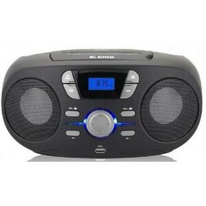 Radio Eltra Boombox, FM, CD70/USB, MP3, USB (Negru) imagine