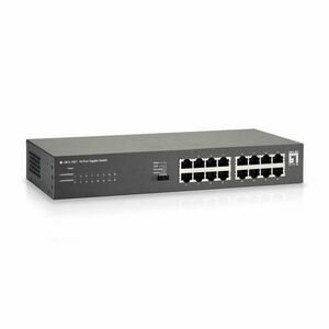 Switch Level One GEU-1621, 16 Porturi Gigabit (Negru) imagine