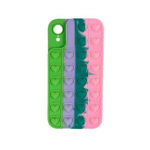 Husa Protectie Spate Lemontti Heart Pop it LEMHHPIXRM5 pentru Apple iPhone XR (Multicolor) imagine