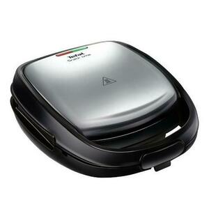 Sandwich-maker Tefal Snack Time 3in1 SW342D38, 700W (Inox/Negru) imagine