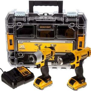 Set masini de gaurit DeWALT DCK211D2T-QW imagine