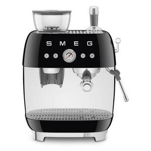 Espressor manual Smeg EGF03BLEU, 1650 W, 20 bari circuit cafea, 15 bari circuit spuma, rezervor apa 2.4 l, 250 gr cafea (Negru) imagine