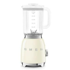 Blender de masa retro Smeg BLF03CREU, 800 W, 4 programe, Pulse, Auto-curatare, 18000 rpm (Crem) imagine