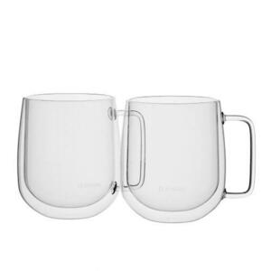 Set 2 cani sticla, cu perete dublu, 450ml - Zokura imagine