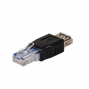 Adapter Akyga AK-AD-27, USB 2.0 A, RJ-45 imagine