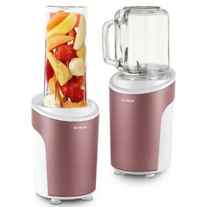 Blender Trisa Power Smoothie 6930.87, Cutit cu 4 lame, 21.000 rpm (Roz) imagine