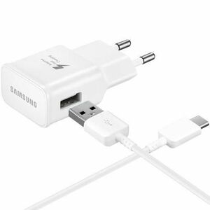 Incarcator Retea cu Cablu USB-C Samsung EP-TA200W + DG970BWE, 15W, 2A, 1 x USB-A, Alb GP-PTU020SOBWQ imagine