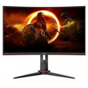 Monitor Gaming VA LED AOC 27inch CQ27G2S/BK, QHD (2560 x 1440), HDMI, DisplayPort, Ecran curbat, 4 ms (Negru) imagine