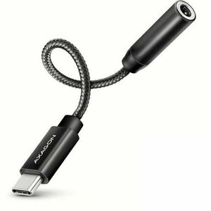 Cablu audio Axagon ADA-HC, USB Type-C la Stereo Jack 3.5 mm (Negru) imagine