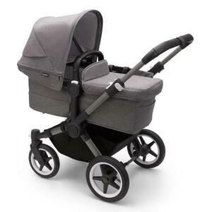 Carucior Bugaboo Donkey 5 Mono Graphite/Grey Melange imagine