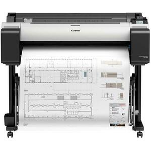 Plotter Inkjet Canon imagePROGRAF TM-350, A0, Color, 36inch, USB, Retea, Wireless (Negru) imagine