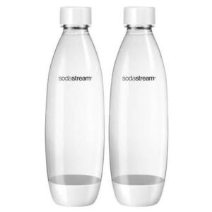 Set 2 sticle SodaStream Fuse, 2x 1l (Alb) imagine