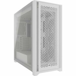 Carcasa Corsair 5000D AIRFLOW CORE, Tempered Glass, Middle Tower, Fara sursa, ATX (Alb) imagine