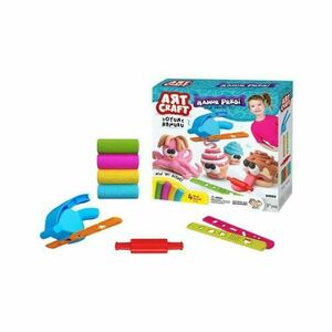 Set de joaca pasta modelatoare cu presa DEDE 3553 imagine