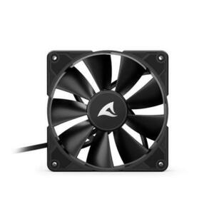 Ventilator Sharkoon SilentStorm BW120, 120 mm, 1400 rpm, PWM (Negru) imagine