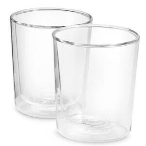 Set 2 pahare De'Longhi DLSC318, 400 ml, Perete dublu, Sticla borosilicata (Transparent) imagine