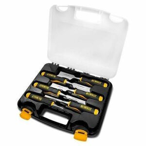 Set de 6 dalti pentru prelucrarea lemnului, DeWalt, 6\13\19\25\32\38 mm, Negru\Galben imagine