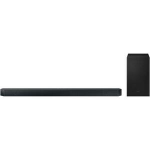 Soundbar Samsung HW-Q700D, 3.1.2, 320W, Bluetooth, Wi-Fi, Subwoofer wireless, Dolby Atmos (Negru) imagine