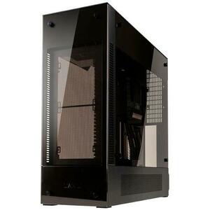 Carcasa Lian Li PC-O12WX, Middle Tower, Fara sursa, Tempered Glass, ATX, E-ATX (Negru) imagine