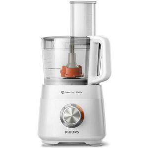 Robot de bucatarie Philips Daily Collection HR7510/00, 800W, 2.1l, 29 functii (Alb) imagine