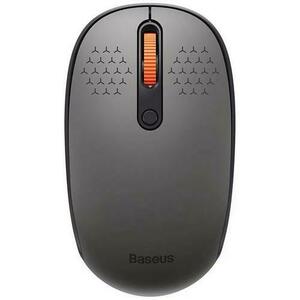 Mouse Baseus PC sau NB wireless, 2.4GHz si Bluetooth, optic, 800/ 1200/1600 dpi, butoane/scroll 3/1, Gri imagine