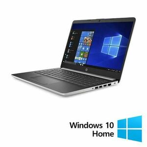 Laptop Refurbished HP 14-DK0357NG, Ryzen 5 3500U 2.10 - 3.70, 8GB DDR4, 128GB SSD + 1TB HDD, Webcam, 14 Inch Full HD, Silver + Windows 10 Home imagine