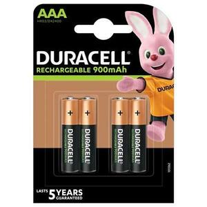 Set 4 acumulatori DURACELL HR3 900mAh, BLISTER imagine