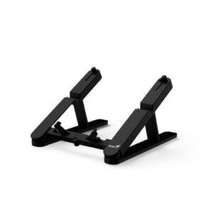 Suport de birou Genius G-STAND M200 pentru notebook, 6 pozitii, suporta dimensiuni 10-17″, pliabil, aluminiu (Negru) imagine