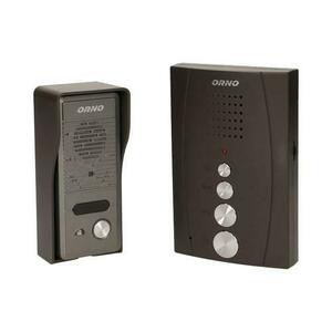 Interfon pentru o familie ELUVIO ORNO OR-DOM-RE-914/B, control automat al portilor, ultra-slim, negru imagine