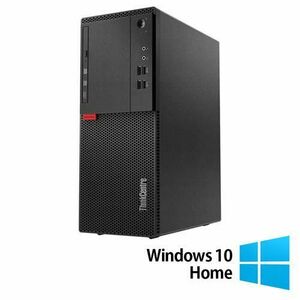 Calculator Sistem PC Refurbished LENOVO M710T Tower, Intel Core i3-6100 3.70GHz, 8GB DDR4, 256GB SSD, DVD-ROM + Windows 10 Home imagine