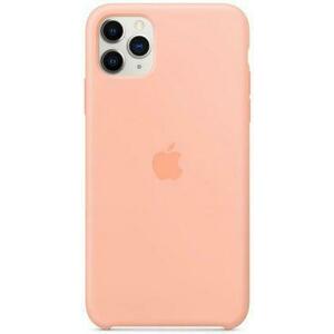 Protectie Spate Apple Silicone Case my1h2zm/a pentru iPhone 11 Pro Max (Roz) imagine