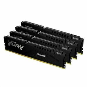 Memorii Kingston FURY Beast 128GB(4x32GB) DDR5 5600MHz CL40 Quad Channel Kit imagine